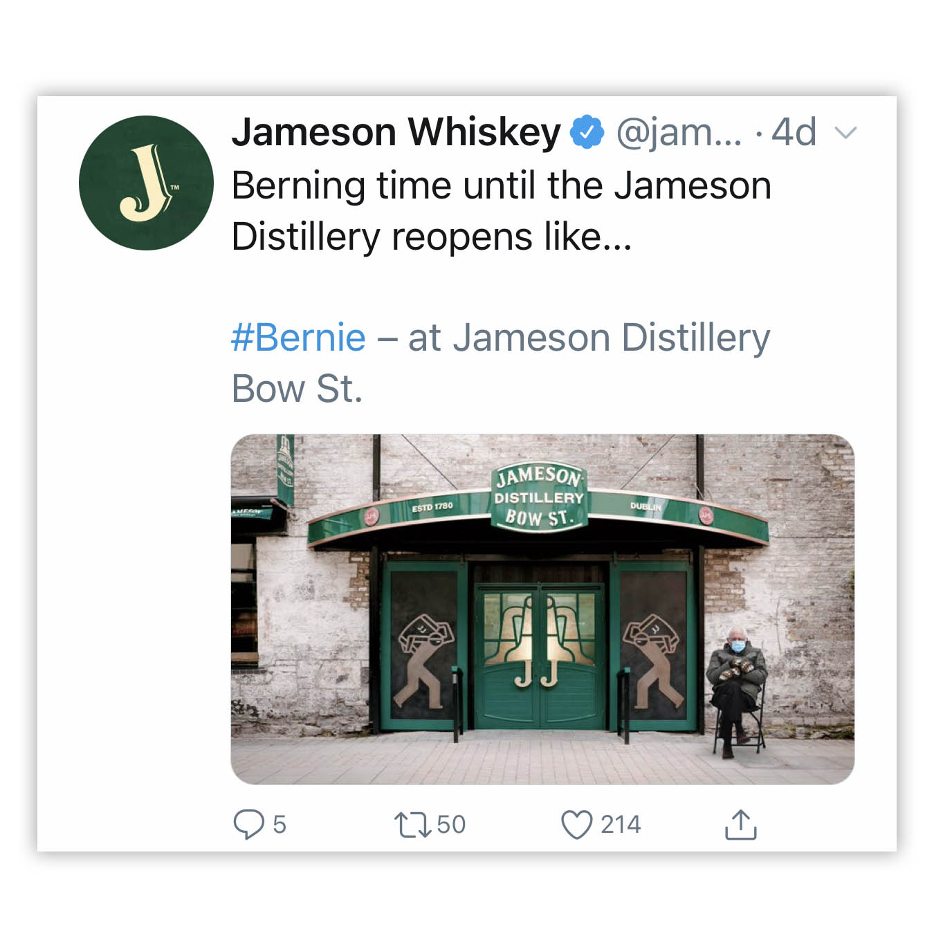 Jameson bernie